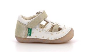 Βρεφικά Παπούτσια KICKERS για Κορίτσια Sushy White/Gold – ΛΕΥΚΟ