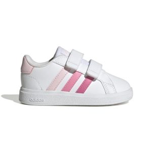 Βρεφικά Αθλητικά Παπούτσια για Κορίτσια Adidas Grand Court Pink – ΛΕΥΚΟ