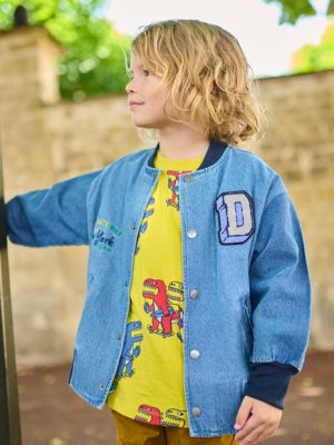Παιδική Μακρυμάνικη Μπλούζα για Αγόρια Yellow Tyrannosaurus Rex – ΚΙΤΡΙΝΟ