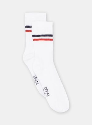 Σετ Παιδικές Κάλτσες για Αγόρια Λευκές Stripes – ΛΕΥΚΟ