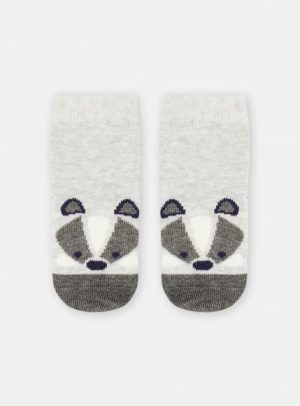 Βρεφικές Κάλτσες Unisex White Mouse – ΓΚΡΙ