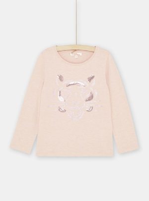 Παιδική Μακρυμάνικη Μπλούζα για Κορίτσια Ροζ Lion – ΡΟΖ