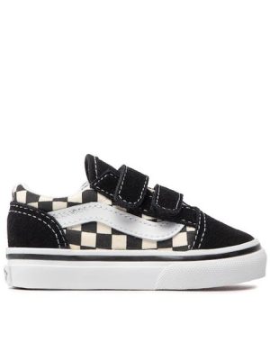 Βρεφικά Sneakers Παπούτσια Vans Old Skool Checkerboard Black/White – ΜΑΥΡΟ