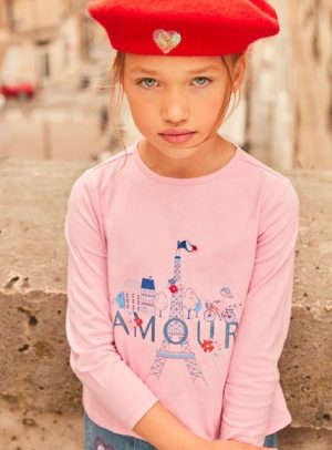 Παιδική Μακρυμάνικη Μπλούζα για Κορίτσια Sergent Major Pink Amour – ΡΟΖ