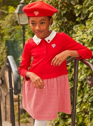 Παιδικό Φόρεμα για Κορίτσια Sergent Major Κόκκινο Καρό – ΚΟΚΚΙΝΟ