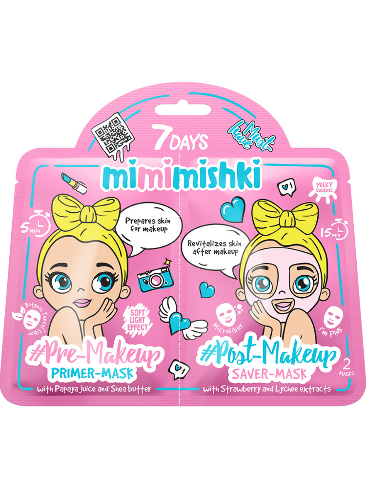7days mimimishki primer mask pre makeup 25gr 25gr pink 1613037919