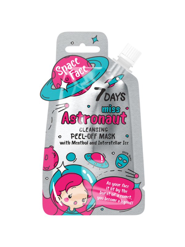 7days space face cleansing peel off mask miss astronaut 20gr 1613054815