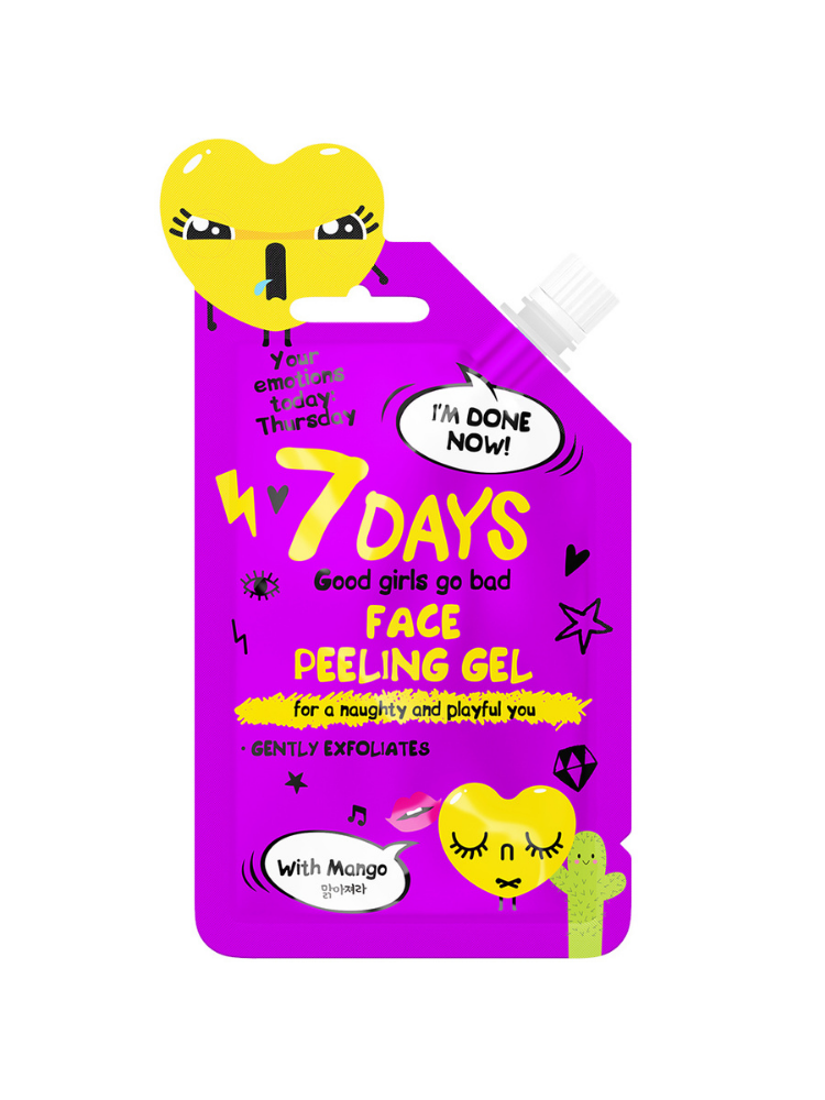 7days your emotions today face peeling gel for naughty and playful you with ripe mango 25gr 1613045141
