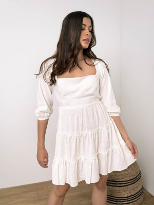 Glamorous Φόρεμα Με Ανοιχτή Πλάτη Λευκό – Love Of Mine