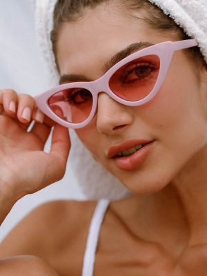 Γυαλιά Ηλίου Με Κοκάλινο Σκελετό Ροζ – Maeve