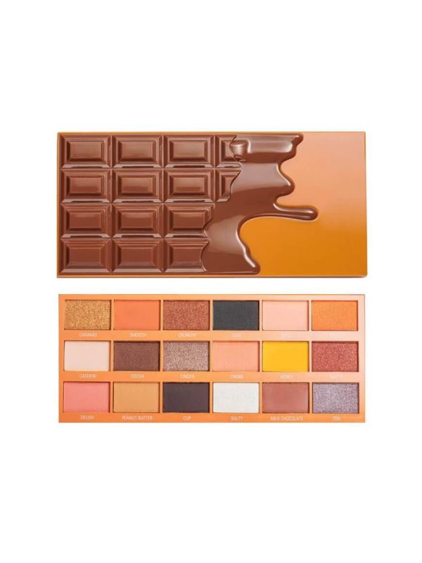 i heart revolution chocolate eyeshadow palette peanut butter cup site 2