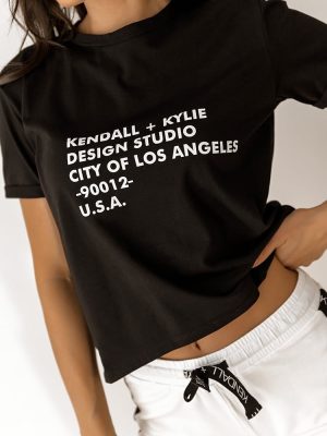 Kendall + Kylie T-Shirt Κοντομάνικο Μαύρο – Keep On Confidence