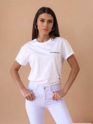 T-Shirt Κοντομάνικο Λευκό- Girls Support Girls