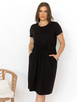 Vero Moda Φόρεμα Με Τσέπες Μαύρο – Pompeo