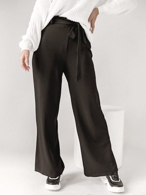 Vero Moda Παντελόνι Με Ζώνη Μαύρο – Blurred Lines
