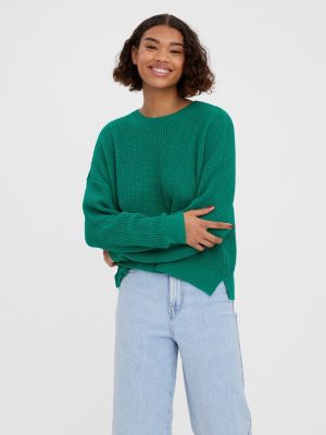 Vero Moda Πλεκτή Μπλούζα Πράσινη – Aluna