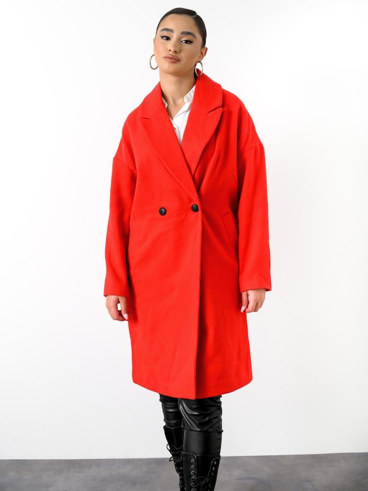 vero moda palto oversized kokkino sidewalk stunner 1635169689