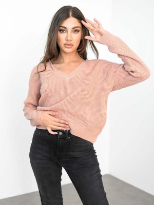 Vero Moda Πλεκτή Μπλούζα Ροζ – Csiria