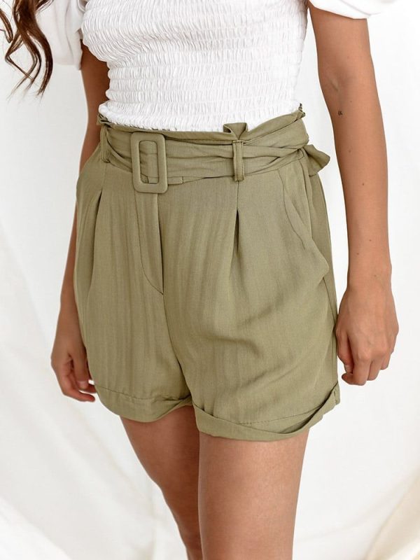 womens shorts belt lovejoy