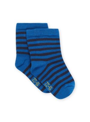 Βρεφικές Κάλτσες για Αγόρια Blue Stripes – ΜΠΛΕ