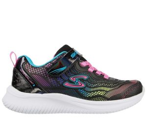 Παιδικά Αθλητικά Παπούτσια για Κορίτσια Skechers Black/Multicolour – ΜΑΥΡΟ