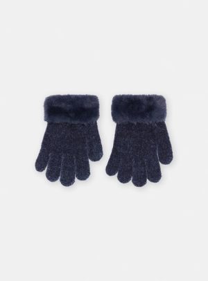 Παιδικά Γάντια για Κορίτσια Blue Fur – ΜΠΛΕ
