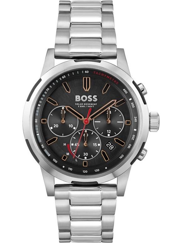 boss solgrade chronograph 1514032 silver case with stainless steel bracelet image1
