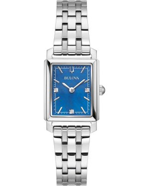 BULOVA Sutton Crystals – 96P245 Silver case with Stainless Steel Bracelet