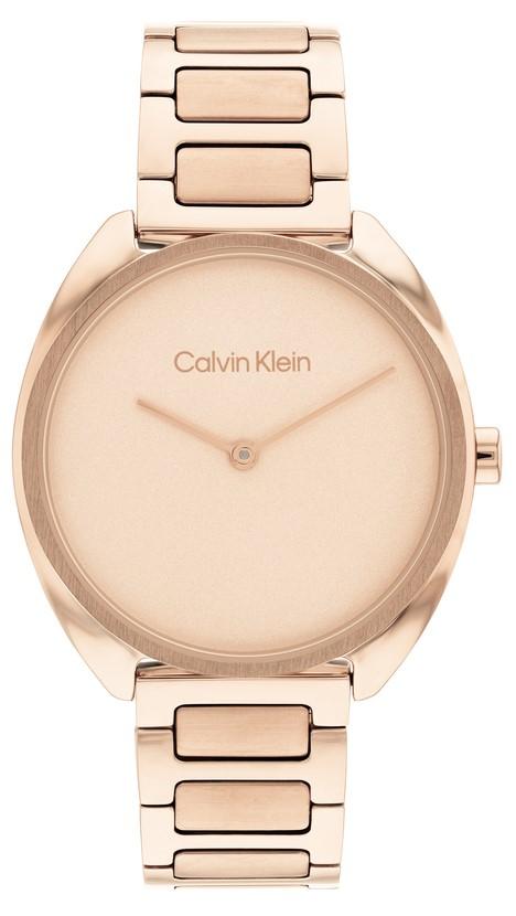 calvin klein adorn 25200277 rose gold case with stainless steel bracelet image1