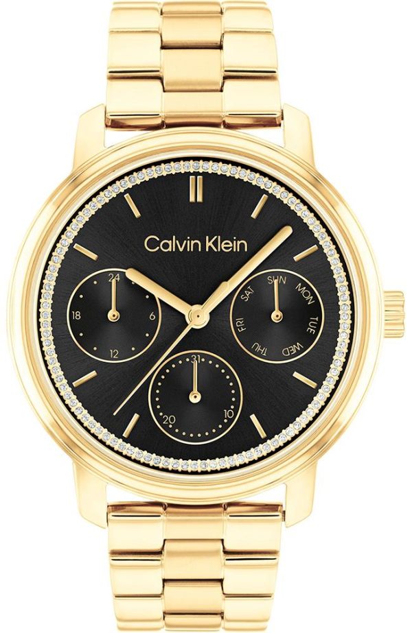 calvin klein sport multifunction 25200177 gold case with stainless steel bracelet image1
