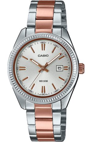 CASIO Collection – LTP-1302PRG-7AVEF, Silver case with Stainless Steel Bracelet