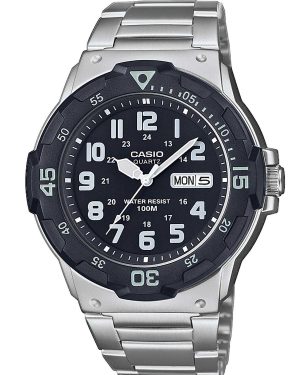 CASIO Collection – MRW-200HD-1BVEF, Silver case with Stainless Steel Bracelet