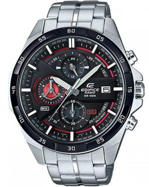 CASIO Edifice Chronograph – EFR-556DB-1AVUEF, Silver case with Stainless Steel Bracelet