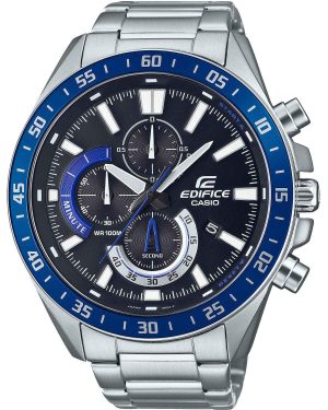 CASIO Edifice Chronograph – EFV-620D-1A2VUEF, Silver case with Stainless Steel Bracelet