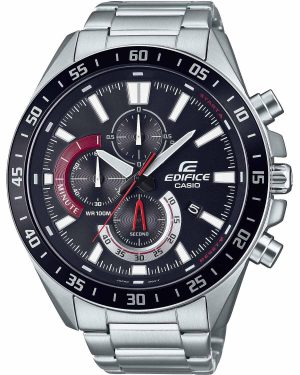 CASIO Edifice Chronograph – EFV-620D-1A4VUEF, Silver case with Stainless Steel Bracelet