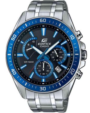 CASIO Edifice Chronograph – EFR-552D-1A2VUEF Silver case, with Stainless Steel Bracelet