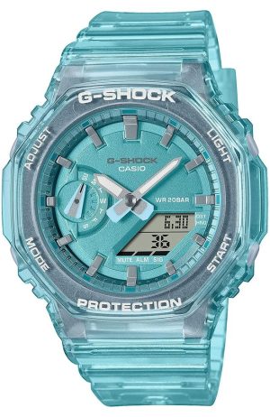 CASIO G-Shock Chronograph – GMA-S2100SK-2AER Light Blue case with Light Blue Rubber Strap