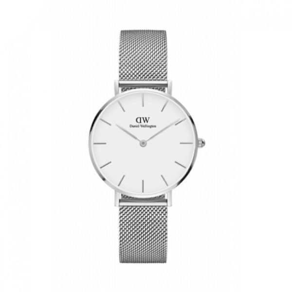 daniel wellington classic petite sterling1 silver case with stainless steel bracelet image1