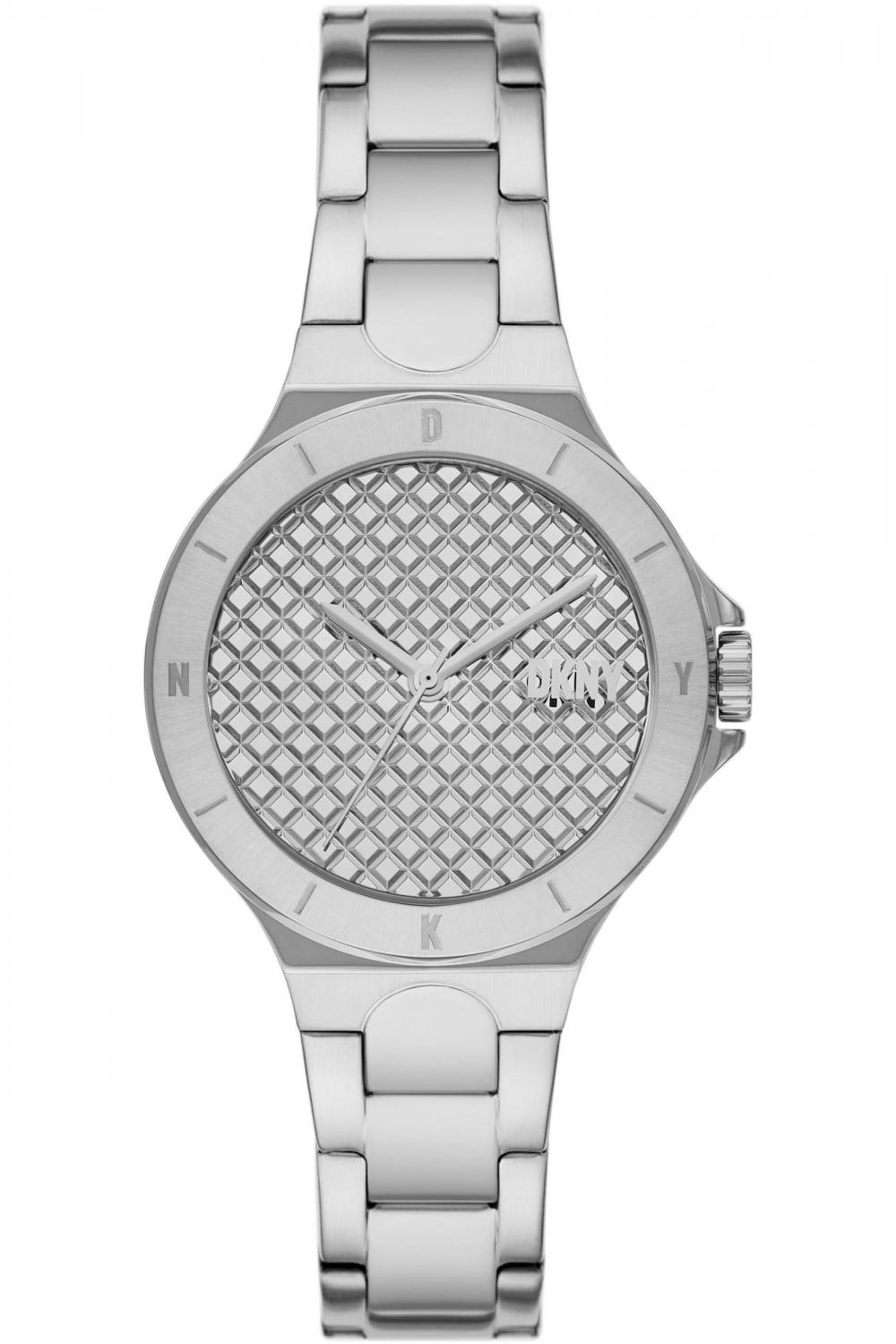 dkny chambers ny6667 silver case with stainless steel bracelet image1