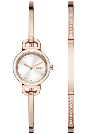 DKNY City Link Gift Set – NY2962, Rose Gold case with Stainless Steel Bracelet