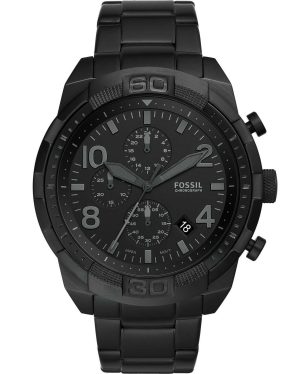 FOSSIL Bronson Chronograph – FS5712, Black case with Stainless Steel Bracelet