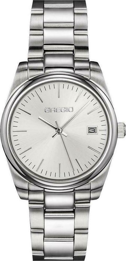 gregio denise gr280010 silver case with stainless steel bracelet image1