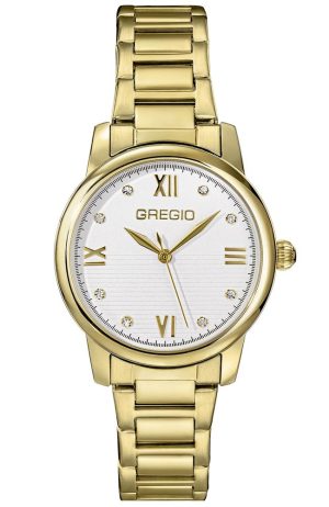 GREGIO Louise – GR340020, Gold case with Stainless Steel Bracelet
