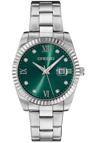 GREGIO Mallory – GR360012 Silver case with Stainless Steel Bracelet