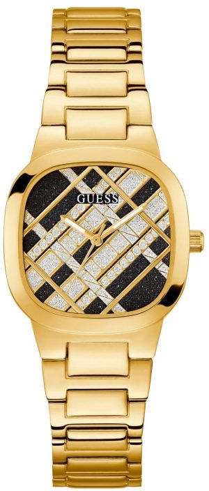 GUESS Clash Crystals – GW0600L2, Gold case with Stainless Steel Bracelet