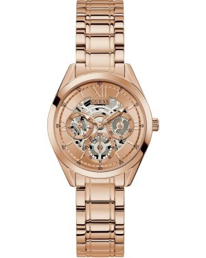 GUESS Clear Cut – GW0253L3 , Rose Gold case with Stainless Steel Bracelet