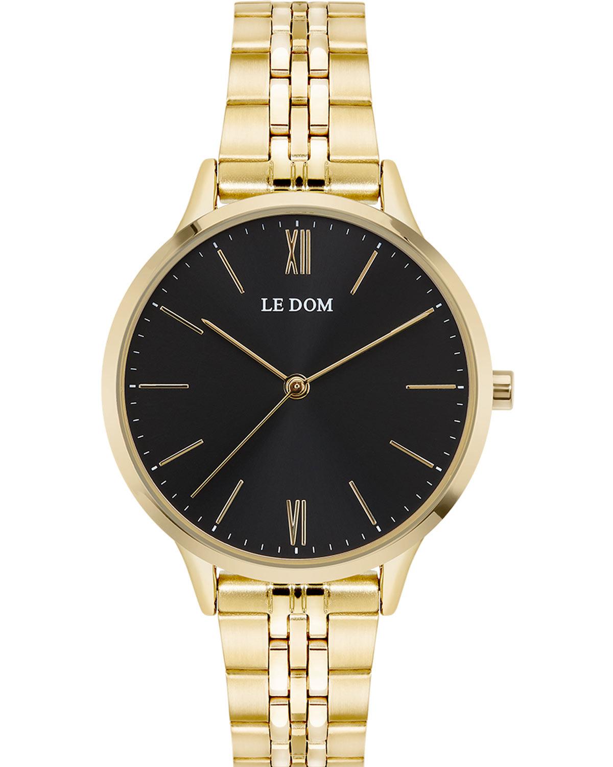 le dom essence ld 1275 5 gold case with stainless steel bracelet image1