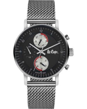 LEE COOPER Men’s – LC06495.350 Silver case with Stainless Steel Bracelet