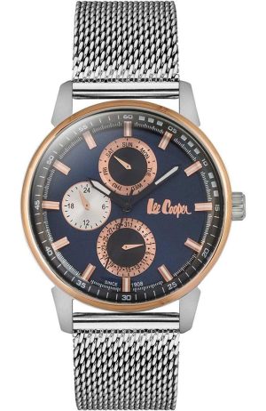 LEE COOPER Men’s – LC06580.590 Silver case with Stainless Steel Bracelet