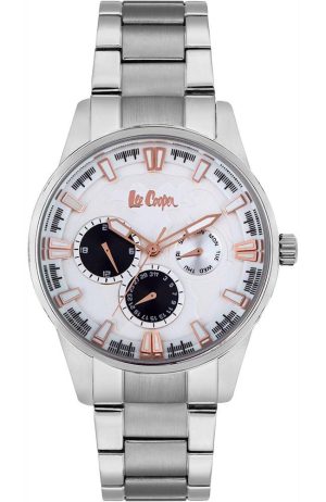 LEE COOPER Multifunction – LC06671.530 Silver case with Stainless Steel Bracelet